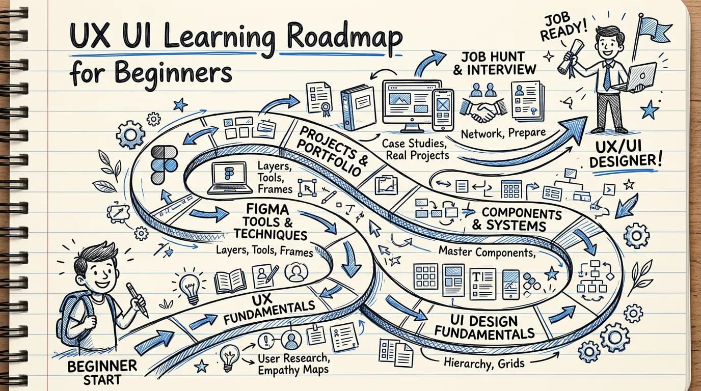 How to Start Learning UX UI Design: A Complete Roadmap from a 15-Year Veteran