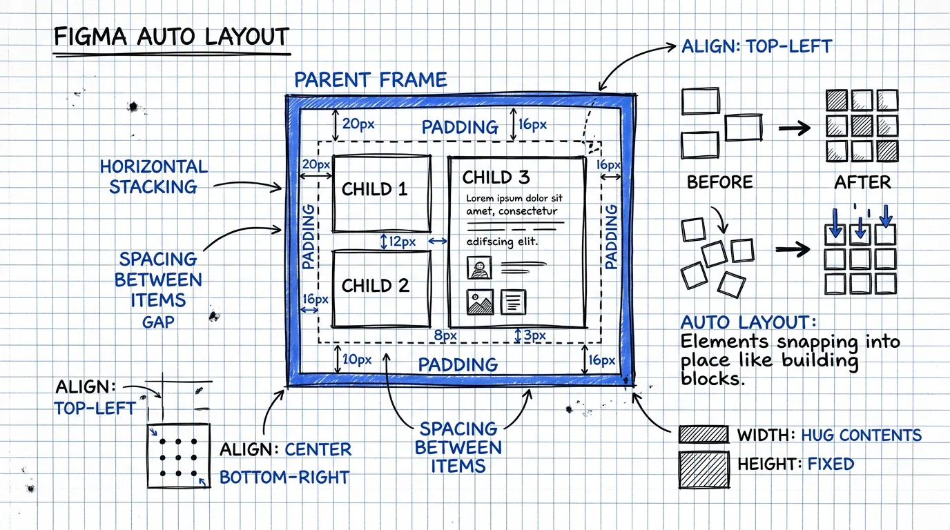 Auto Layout + Shared Components: Building a Figma Design System That Actually Scales