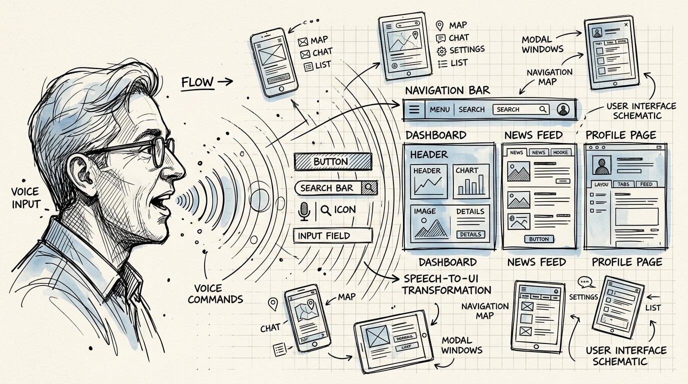 Voice Canvas สั่งออกแบบ UI ด้วยเสียง แก้ไขแบบ real-time