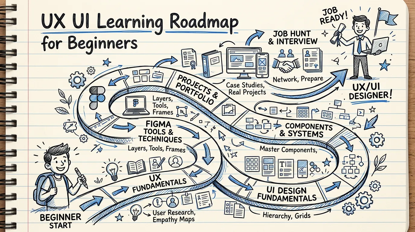 How to Start Learning UX UI Design: A Complete Roadmap from a 15-Year Veteran